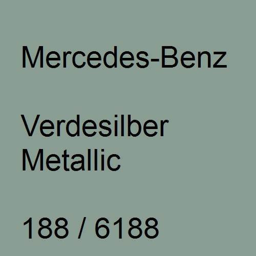 Mercedes-Benz, Verdesilber Metallic, 188 / 6188.